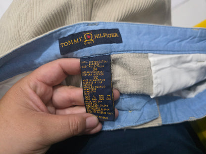 Pantalon Recto Pana Golf Tommy Hilfiger 34x32 Cafe Claro