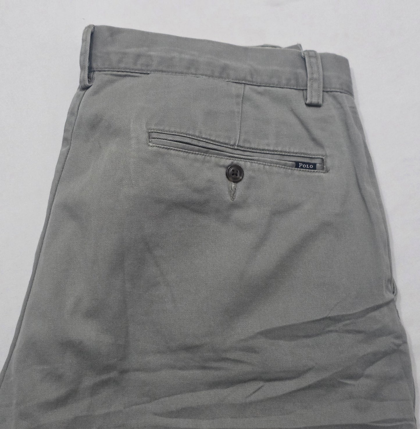 Pantalon Recto Ralph Lauren 34x30 Gris