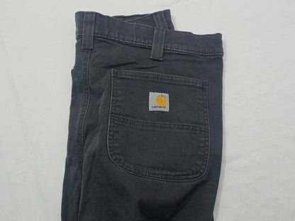 Pantalon Recto Carhartt 34x30 Gris Deslavado