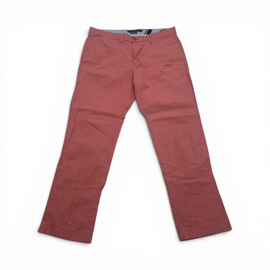 Pantalon Custom Fit Tommy Hilfiger 34x30 Coral (Usado)