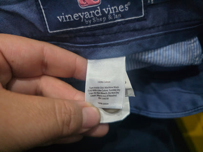 Pantalon Recto Vineyard Vines 36x30 Azul Deslavado