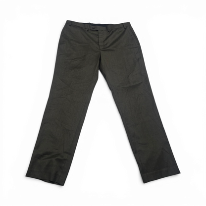 Pantalon Recto De Vestir Ralph Lauren 40x32 Verde