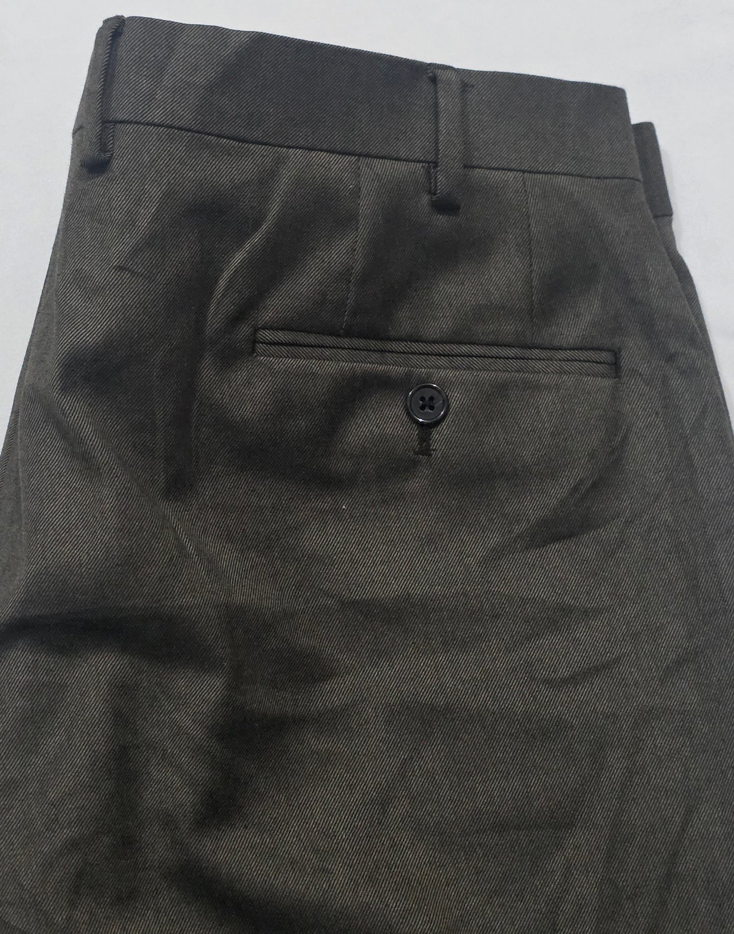 Pantalon Recto De Vestir Ralph Lauren 40x32 Verde