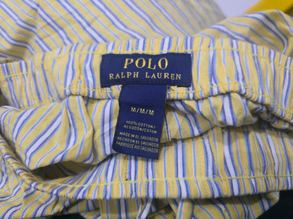 Pijama Ralph Lauren Mediana M Amarillo Lineas Azules