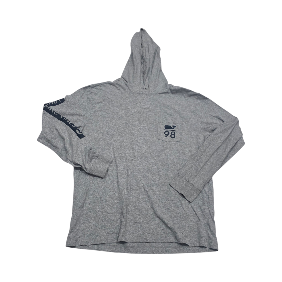 Playera Con Gorro Vineyard Vines Mediana M Gris