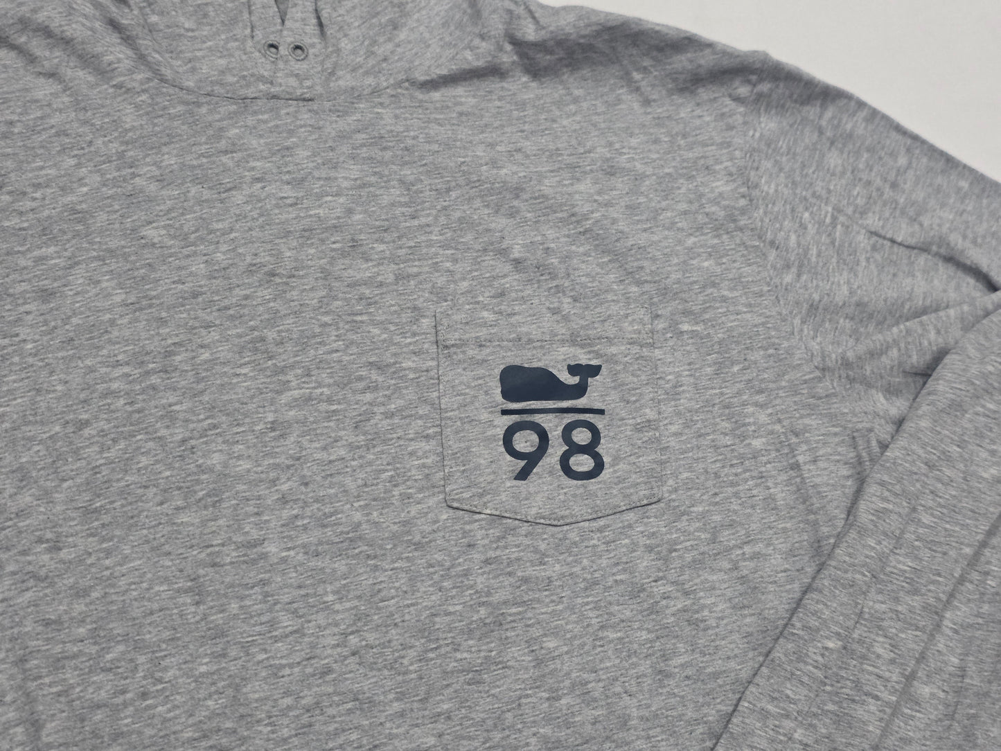 Playera Con Gorro Vineyard Vines Mediana M Gris