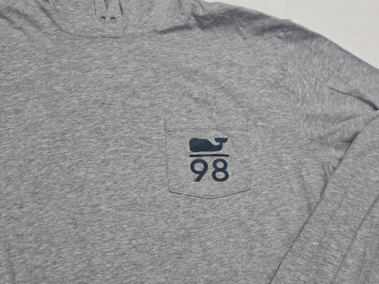 Playera Con Gorro Vineyard Vines Mediana M Gris