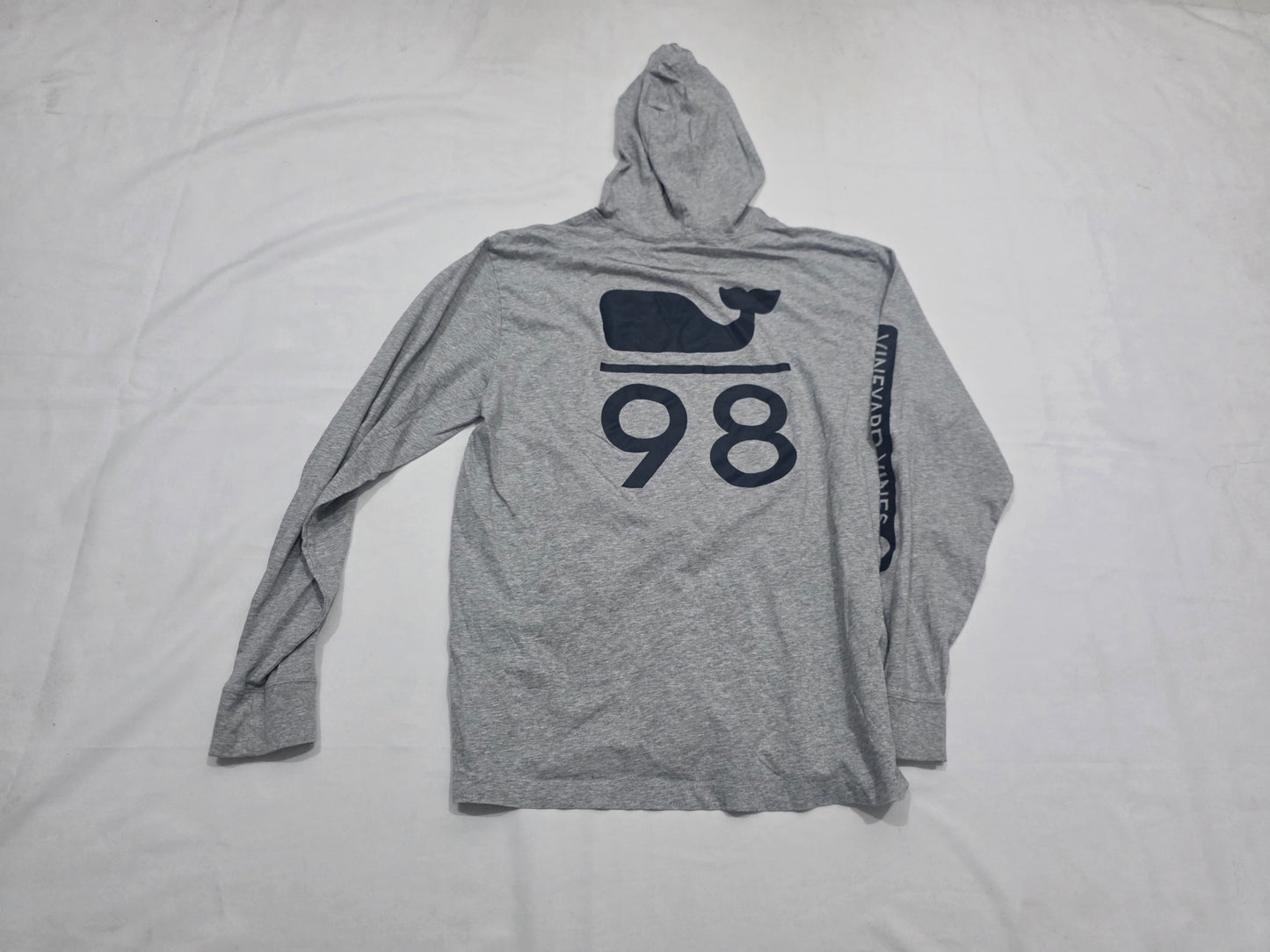 Playera Con Gorro Vineyard Vines Mediana M Gris