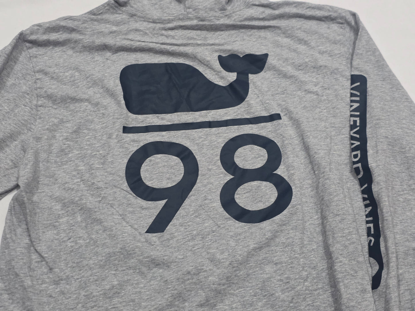 Playera Con Gorro Vineyard Vines Mediana M Gris