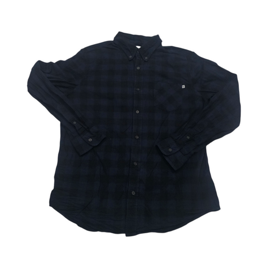 Camisa Timberland Grande L Cuadro Azul Marino