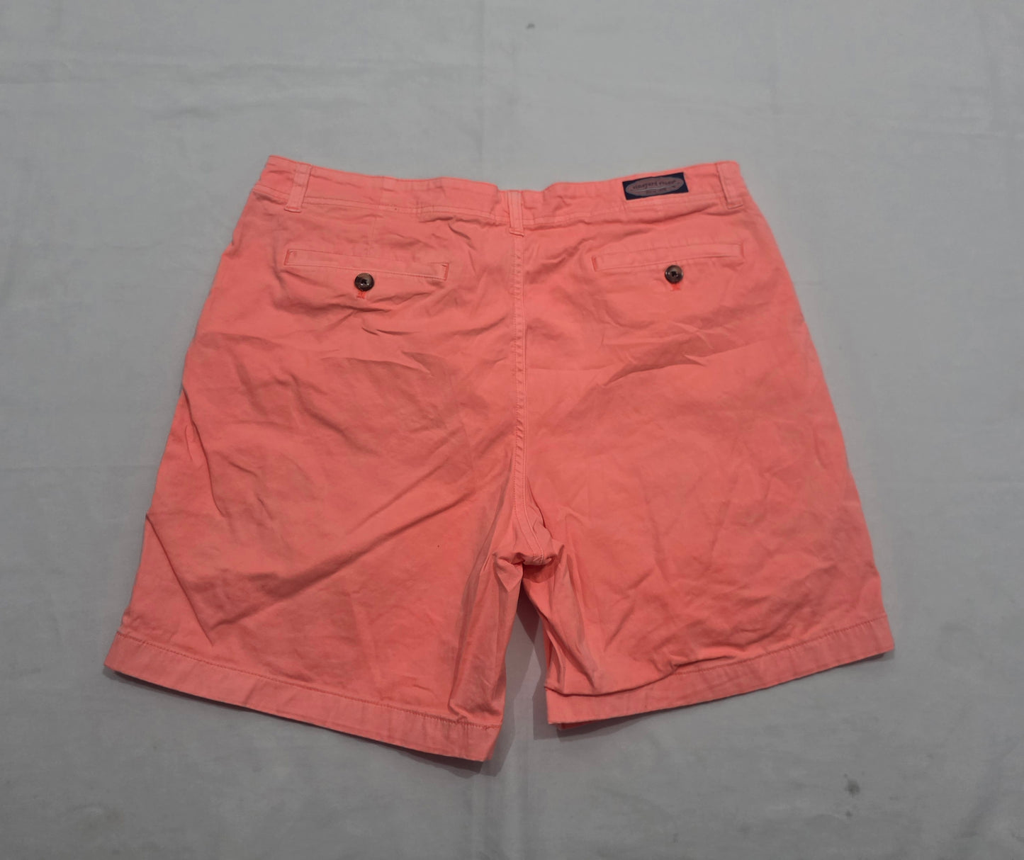 Bermuda Vineyard Vines Talla 36 Naranja Fosforenscente