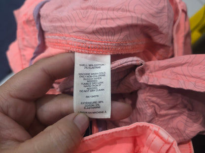 Bermuda Vineyard Vines Talla 36 Naranja Fosforenscente