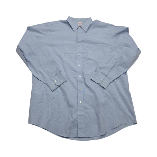 Camisa Regularfit Brooks Brothers Xgrande 17 1/2 Azul Claro