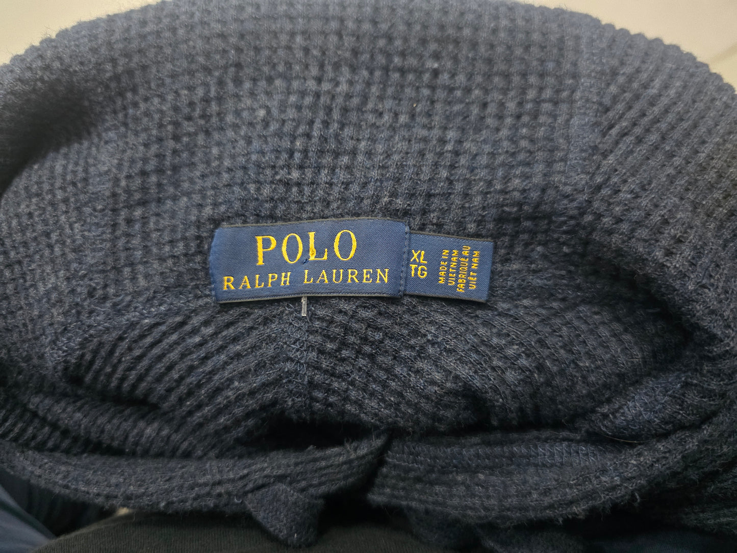 Sudadera Ralph Lauren Xgrande Xl Azul Marino Pony Azul