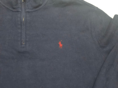Sueter Ralph Lauren Xgrande Xl Azul Marino Pony Azul Claro