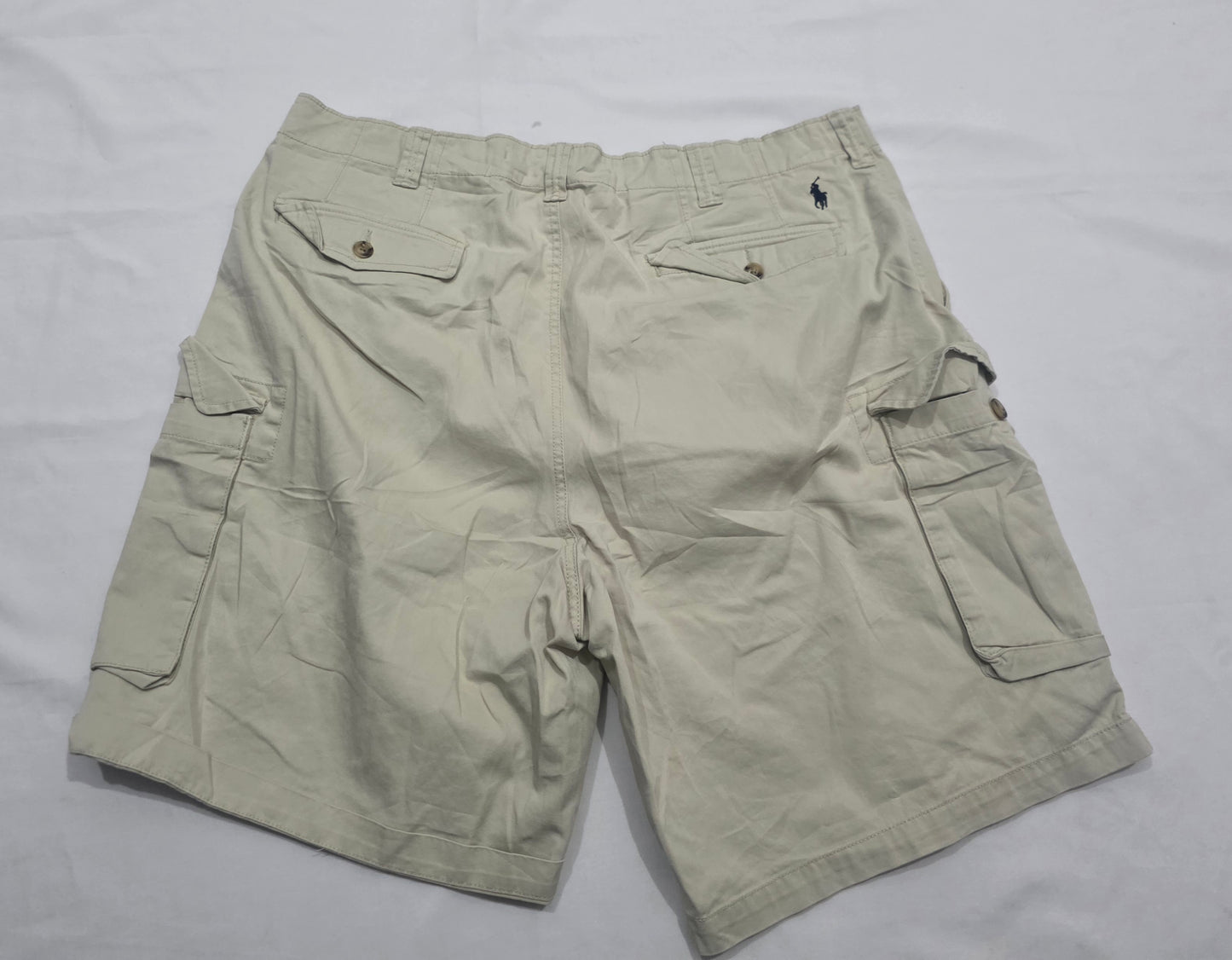 Bermuda Cargo Relaxed Fit Ralph Lauren Talla 40 Caqui