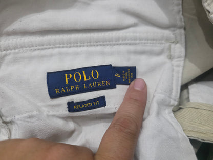 Bermuda Cargo Relaxed Fit Ralph Lauren Talla 40 Caqui