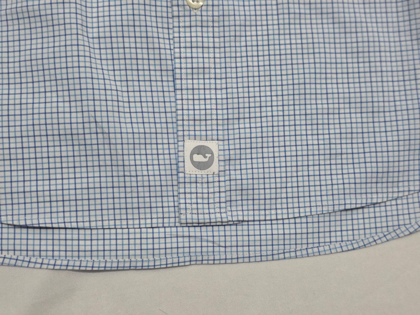 Camisa Classic Fit Performance Vineyard Vines Xl Cuadro Azul