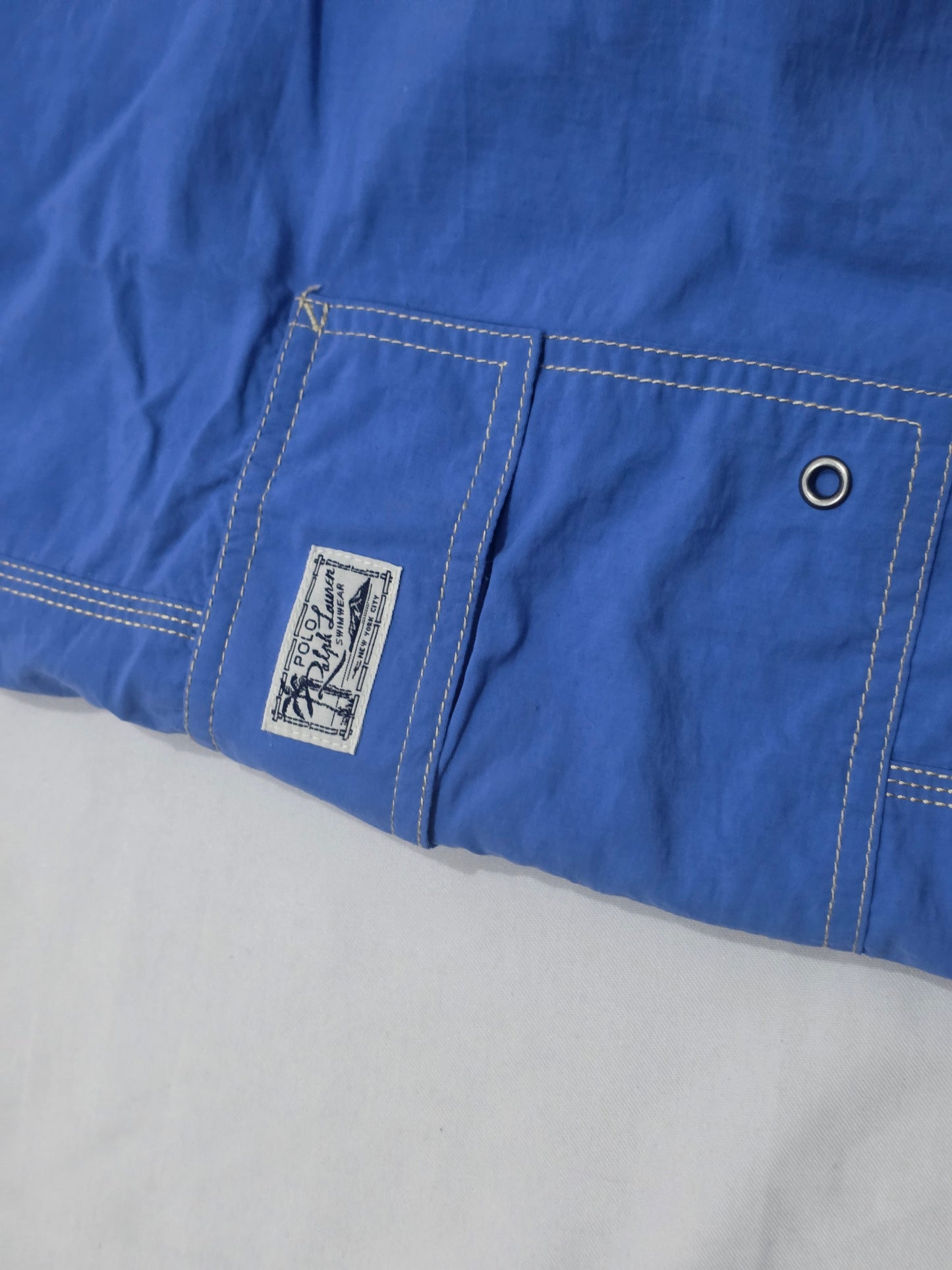 Bermuda Ralph Lauren Xgrande Xl Azul Pony Amarillo