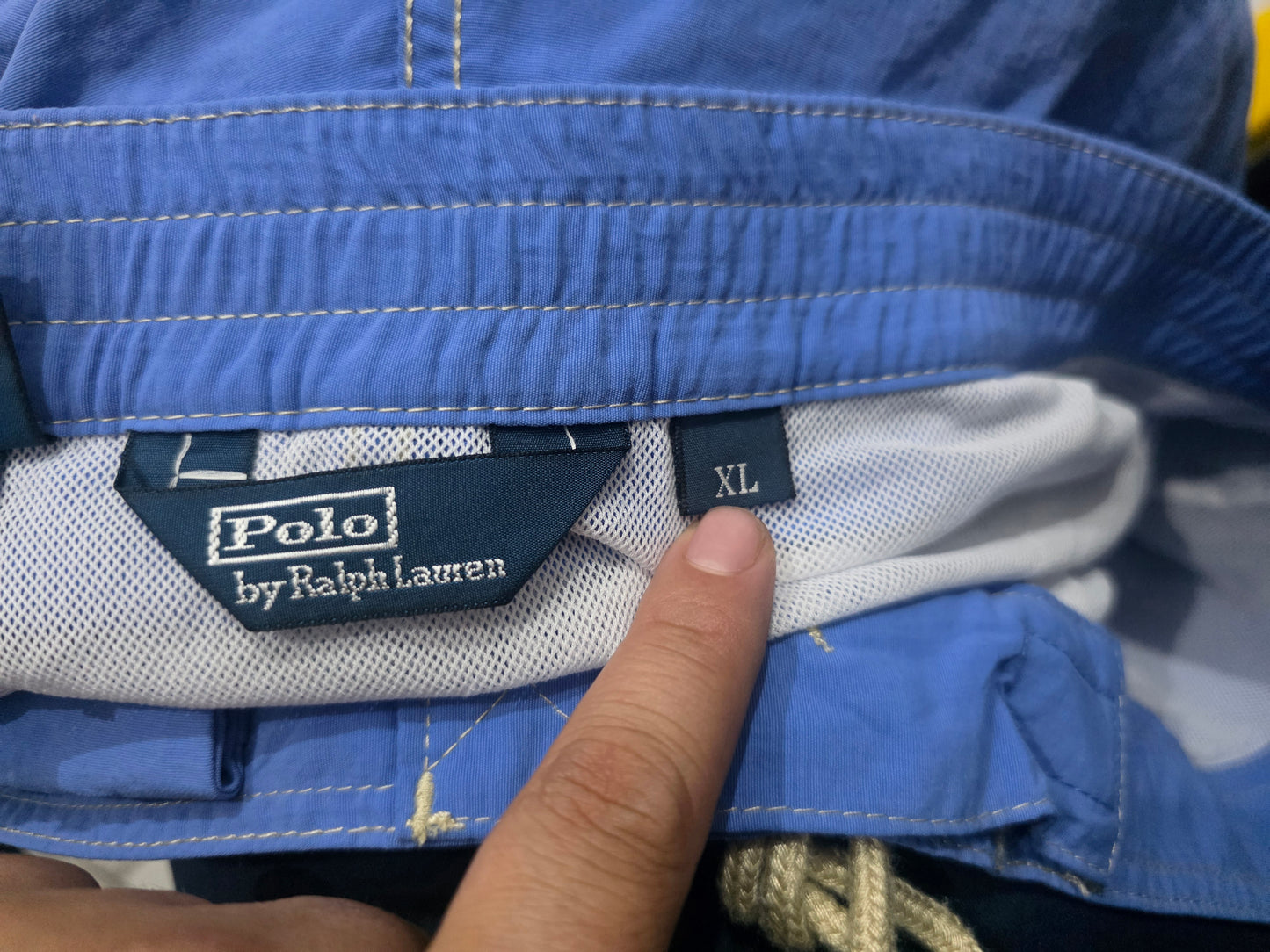 Bermuda Ralph Lauren Xgrande Xl Azul Pony Amarillo