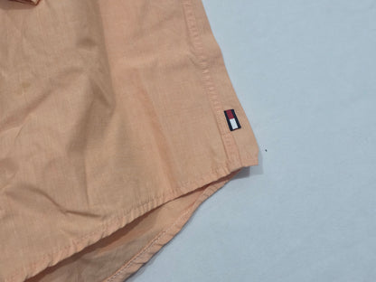 Camisa Tommy Hilfiger 2xl Cuadro Naranja