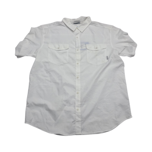 Camisa Manga Corta Columbia 2xl Onmi Wick Blanca (NUEVA)