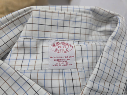 Camisa Tradicional Fit Brooks Brothers 4xl 20-37 Blanco