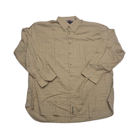 Camisa Tommy Hilfiger 2xl Cuadro Cafe