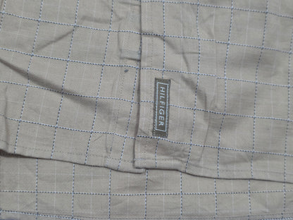 Camisa Tommy Hilfiger 2xl Cuadro Cafe