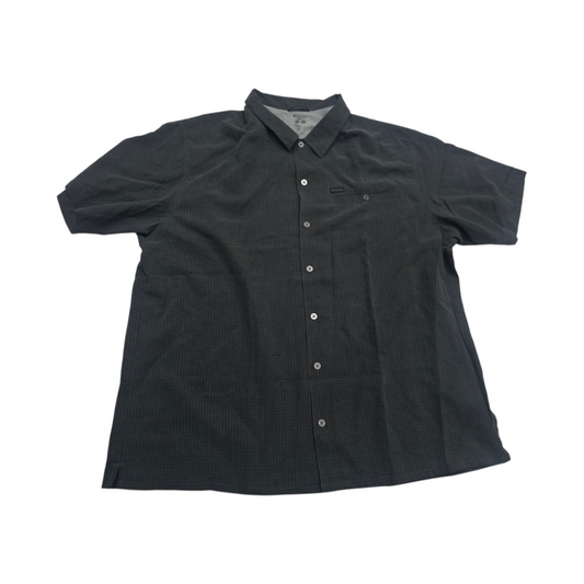 Camisa Manga Corta Columbia 2xl Gris Oscuro Cuadro