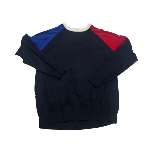 Sueter Tommy Hilfiger 2xl Azul Rojo Lineas Azul