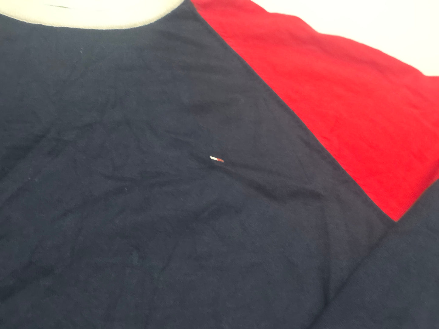 Sueter Tommy Hilfiger 2xl Azul Rojo Lineas Azul