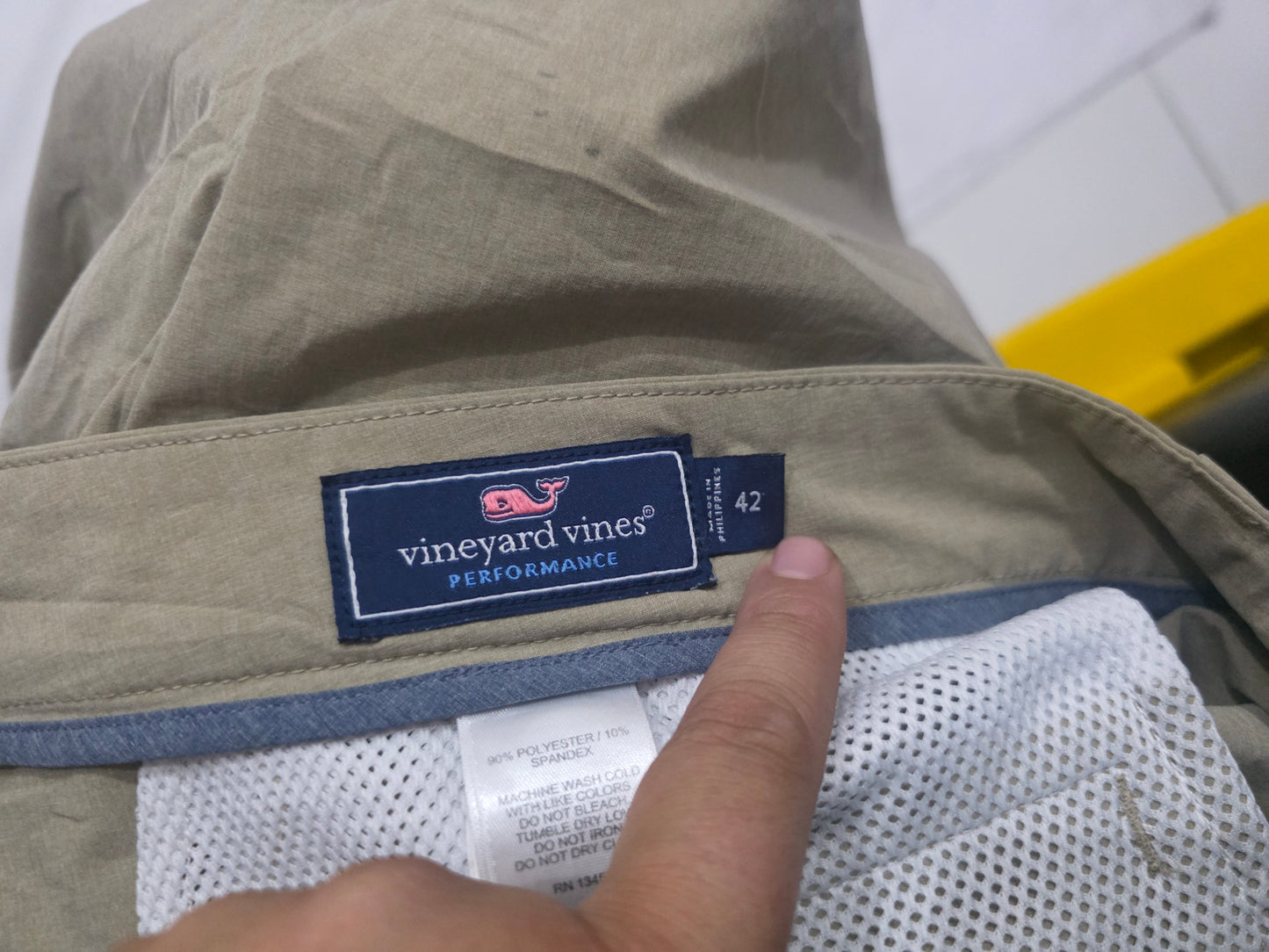 Bermuda Performance Vineyard Vines Talla 42 Cafe