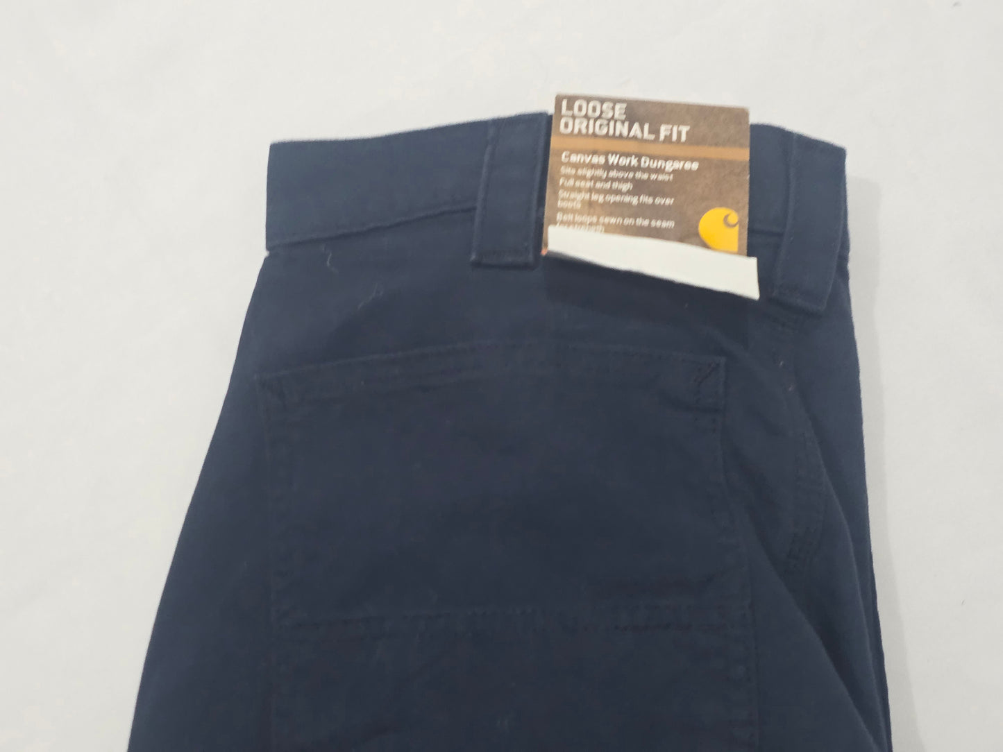Pantalon Carhartt 34x30 Original Loose Fit Azul Marino