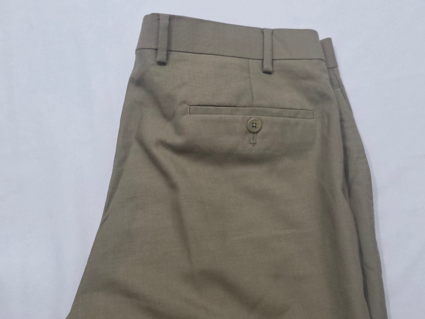 Pantalon Vestir Ralph Lauren 36x30 Total Comfort Cafe Recto