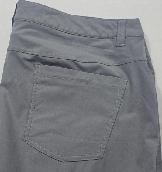Pantalon Lululemon 38x30 Gris Claro Deportivo Slimfit