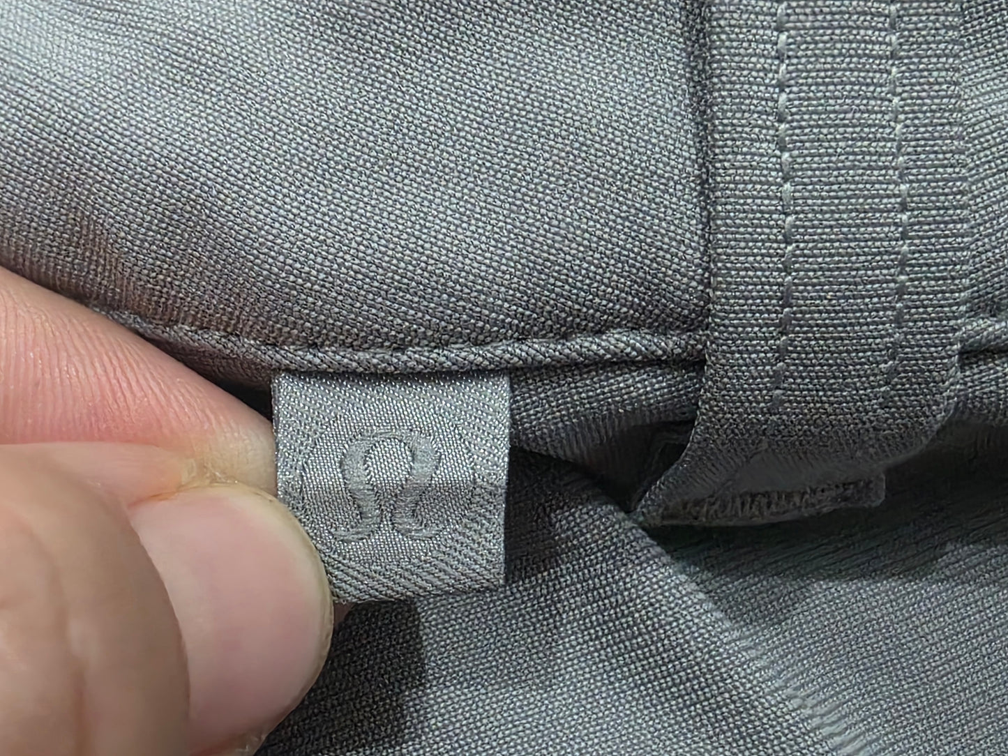 Pantalon Lululemon 38x30 Gris Claro Deportivo Slimfit
