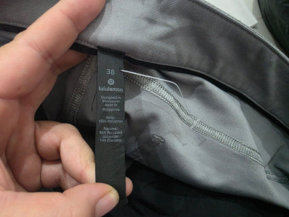 Pantalon Lululemon 38x30 Gris Claro Deportivo Slimfit