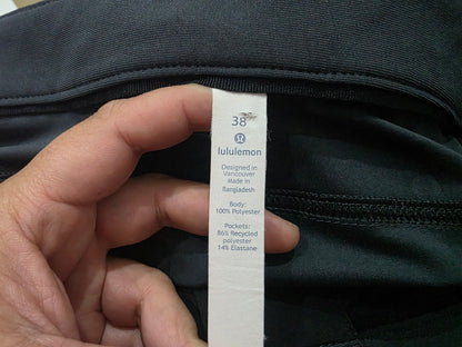Pantalon Lululemon 38 Gris Oscuro Deportivo Slimfit