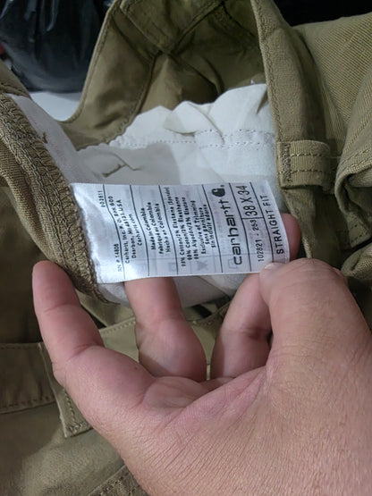 Pantalon Carhartt 38x34 Rigby Rugged Flex Recto Cafe