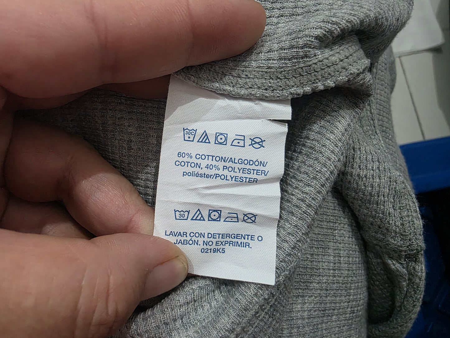 Playera Ralph Lauren Mediana M Gris Oso Manga Larga