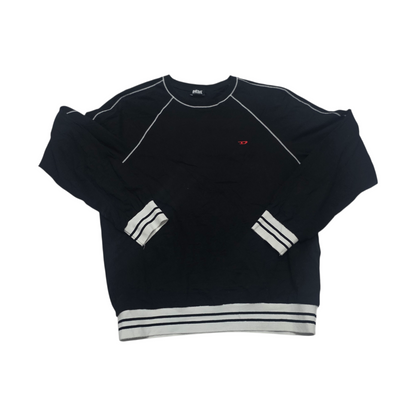 Sueter Diesel Mediano M Negro Y Blanco