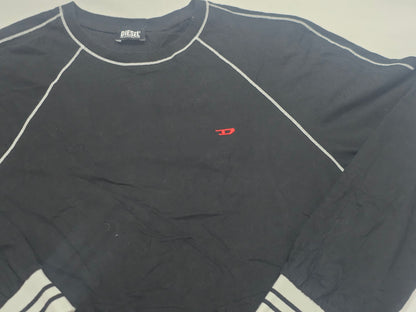Sueter Diesel Mediano M Negro Y Blanco