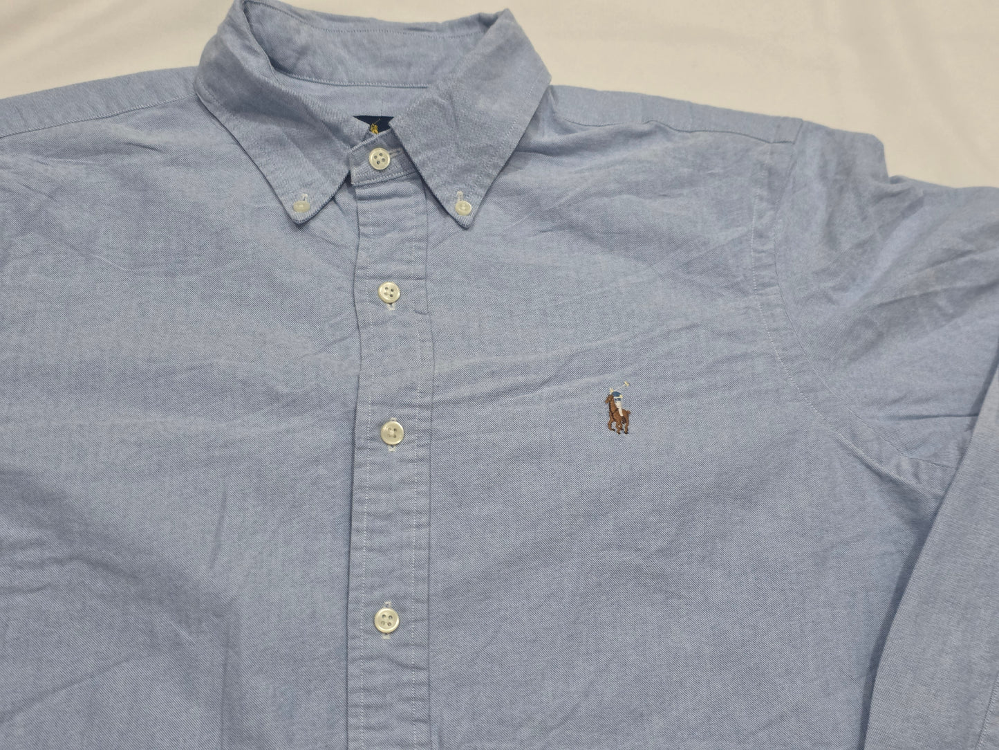 Camisa Ralph Lauren Mediana M Azul Pony Colores