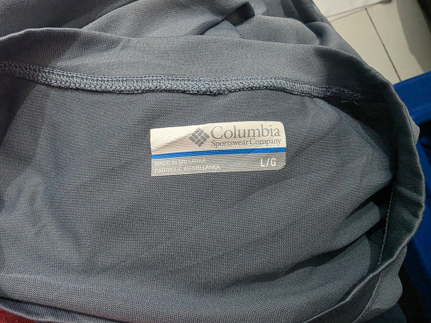 Playera Columbia Grande L Gris