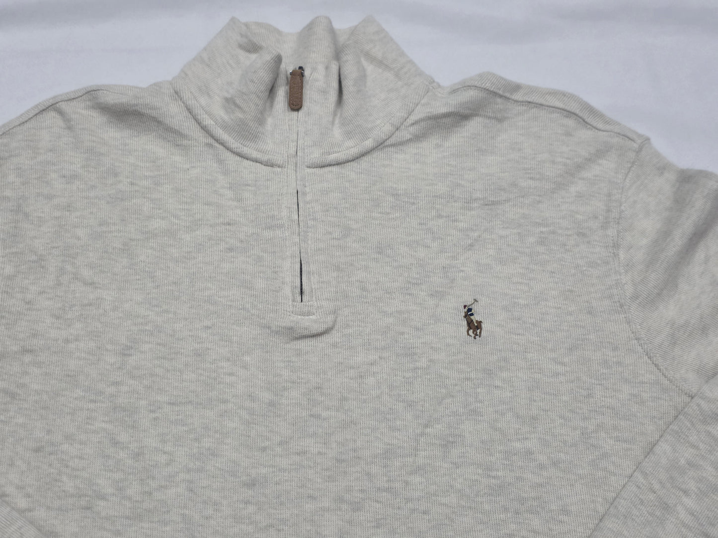 Sueter Ralph Lauren Grande L Cafe Claro Pony Colores