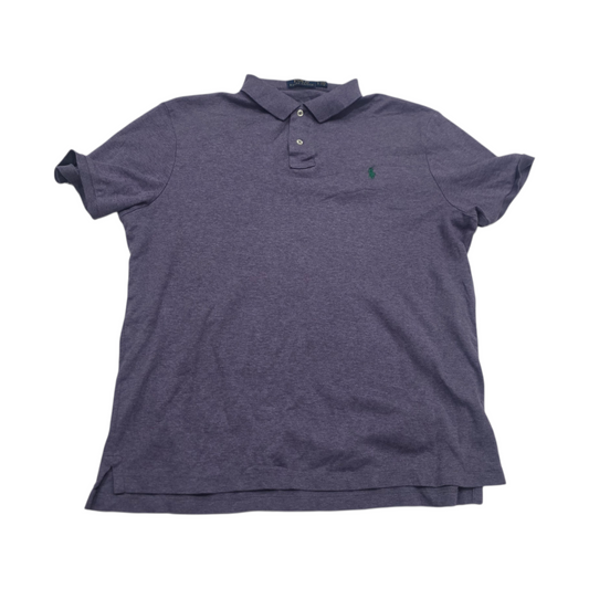 Playera Polo Ralph Lauren Grande L Morada Pony Verde