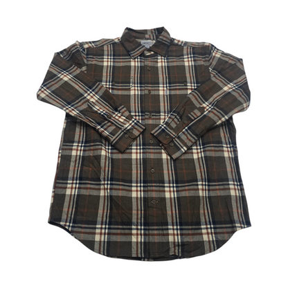 Camisa Gruesa Carhartt Grande L Cuadro Cafe