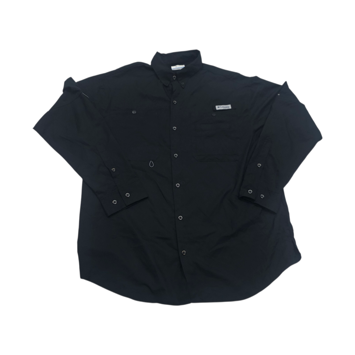 Camisa Columbia Grande L Negro