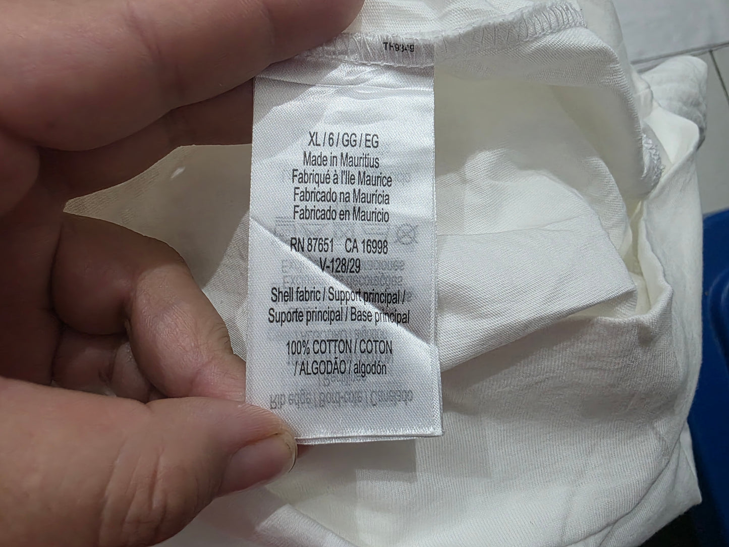 Playera Con Gorro Lacoste Grande XL Blanca Manga Larga
